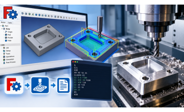FreeCAD CAM in 2026: Generate CNC Toolpaths from a 3D Model 